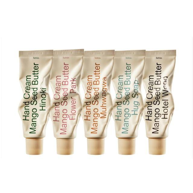 

hetras Парфюмированный крем для рук с маслом семян манго - 13 видов #Unscented