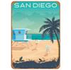 Metal Tin Signs City View Landscape Wall Decoration Plaque Vintage Poster Iron Painting for Man Cave Home Cafe Garden Club Bar