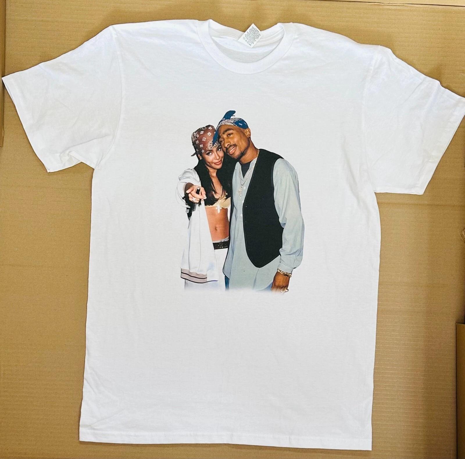Aalyah & Tupac T shirt M