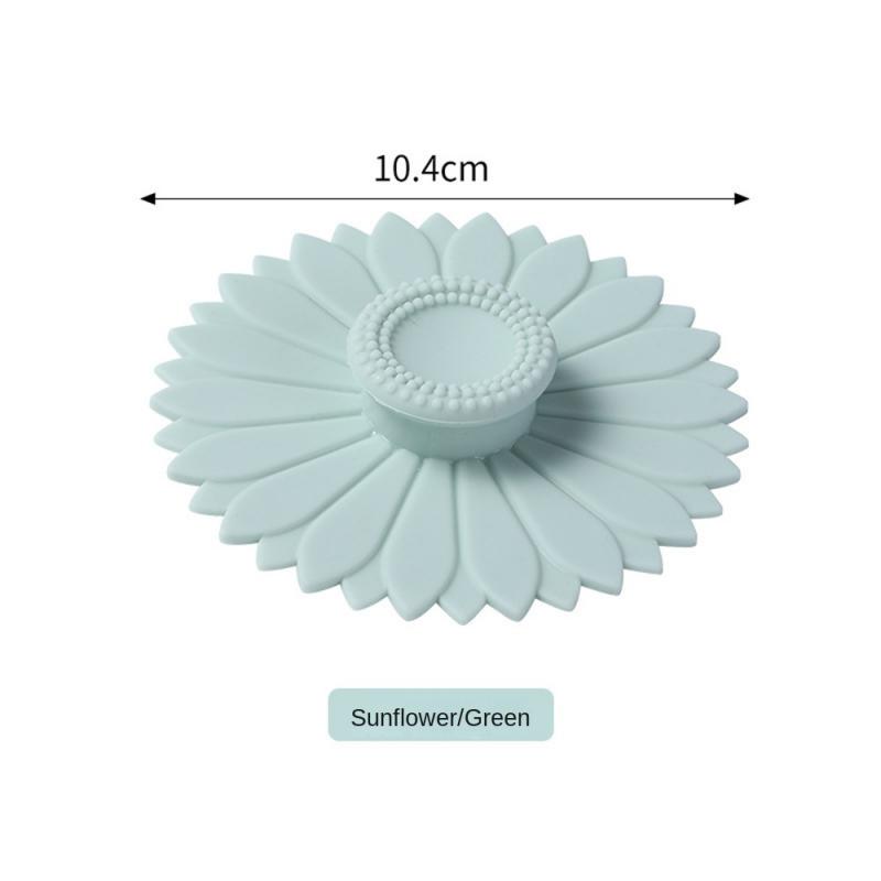 

Creative Silicone Water Cup Lid 10.4cm Diameter Water Bottle Furnishing Seal Dustproof Flower Shape Cup Lid Kitchen Drinkware