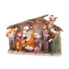Christmas Nativity Scene Figurine Set Glowing Resin Figures for