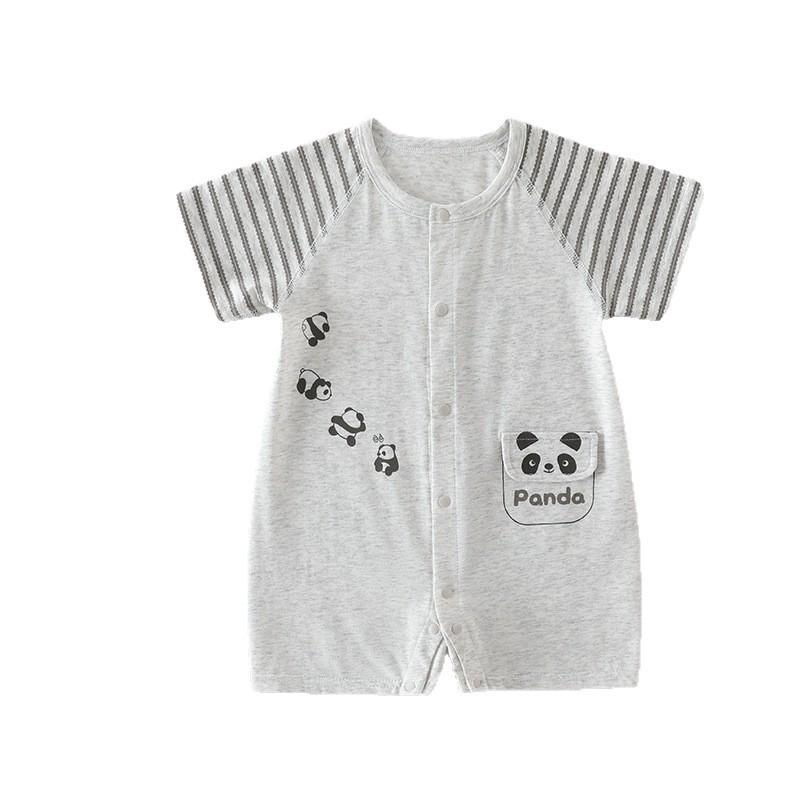 Unisex Infant Toddler Summer Bodysuit - Soft, Skin-Friendly, Boneless, Short Sleeve Baby Wear