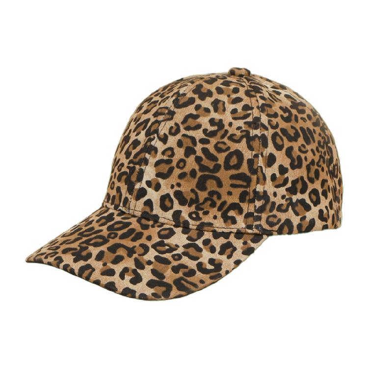 

Wide Brim Hat in Kpop Style Caps UV Prevention Dad Cap Sweat Wicking Hot Summer Cooling Hat with Printed Leopard 1
