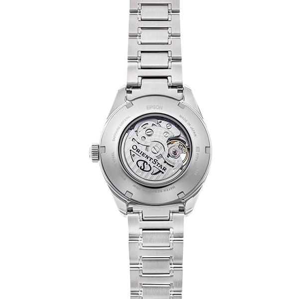 Orient Men's RK-BY0001A (M34 F7 Semi-Skeleton Men's Metal Band) Round Watch Multi-Hand Analog