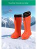 Smash-Proof EVA Winter Rain Boots: Warm, Non-Slip, Thick, Wear-Resistant, Waterproof, Cold-Resistant Cotton Shoes