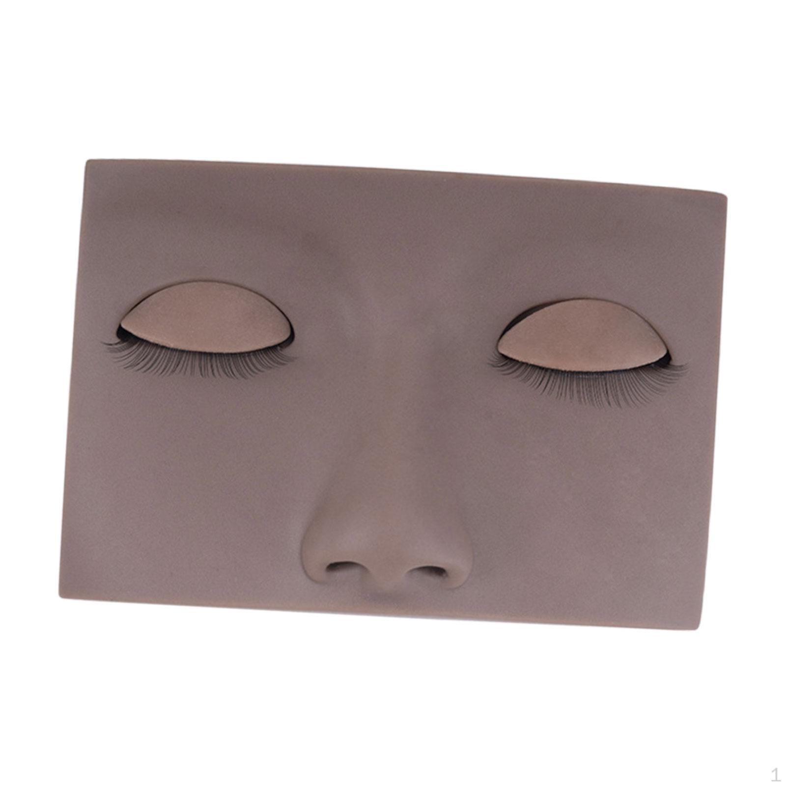 

Голова манекена для ресниц Портативная учебная макияжная терапия для век Умывание лица C