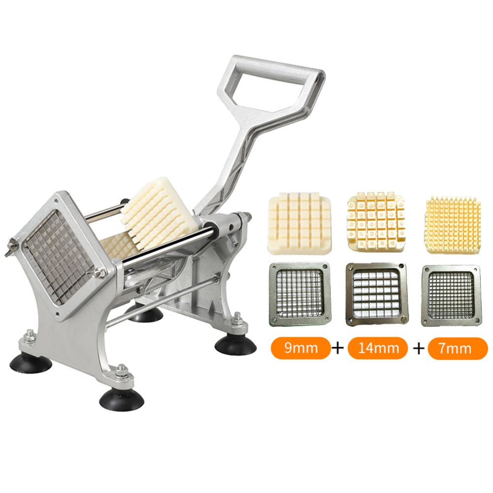 Commercial & Household Vegetable & Potato Cutter: Dice & Strip Cucumbers, Carrots, Lettuce, Onions, and More