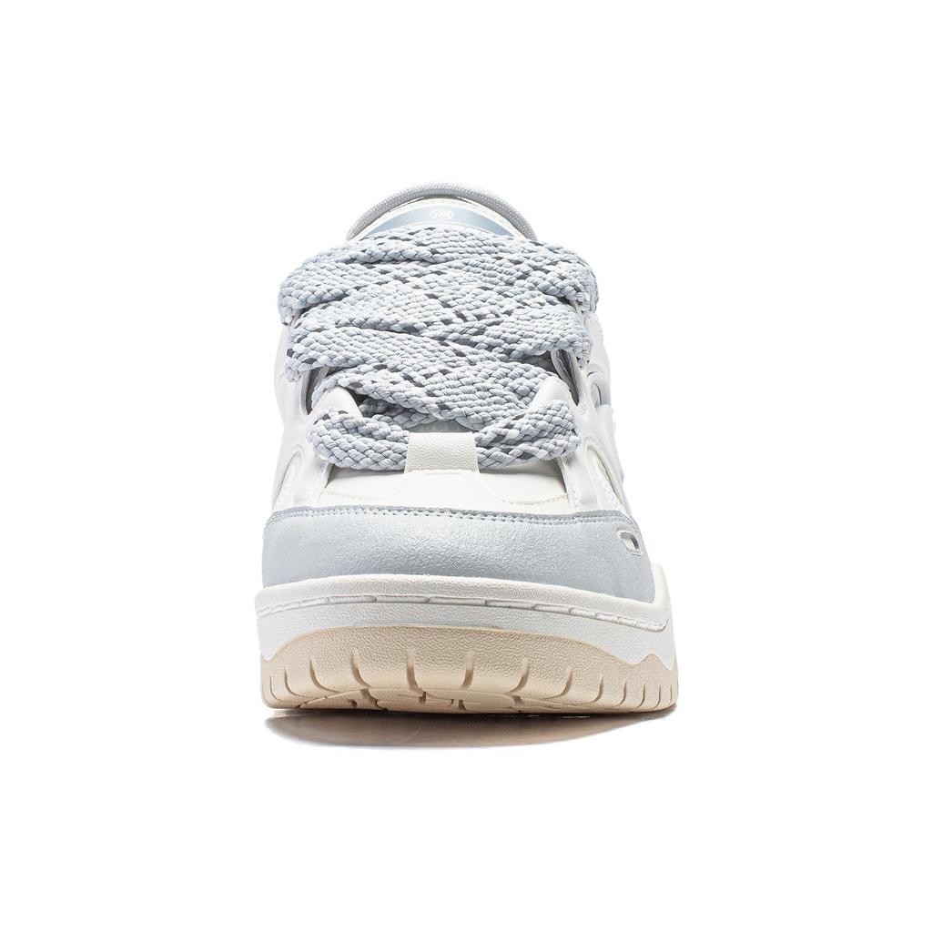 New LiNing CF Reputation Abrasion Resistant Cushioning Low Top Casual Shoes Men's Mist White AGCT329-1