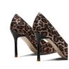 Design Lente Puntige Neus Muiltjes Mode Luipaardprint Dames Casual Damesschoenen Dames Hoge Hakken Elegant Dames Buiten Slide