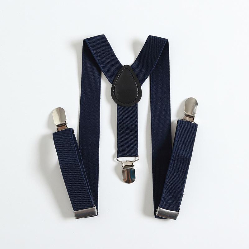 Kids Y-Back Elastic Suspenders with Clips