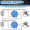 MKBKLLJY 16MM Horn Switch Raised Speaker Horn Momentary Push Button Switch DC -24V 5A