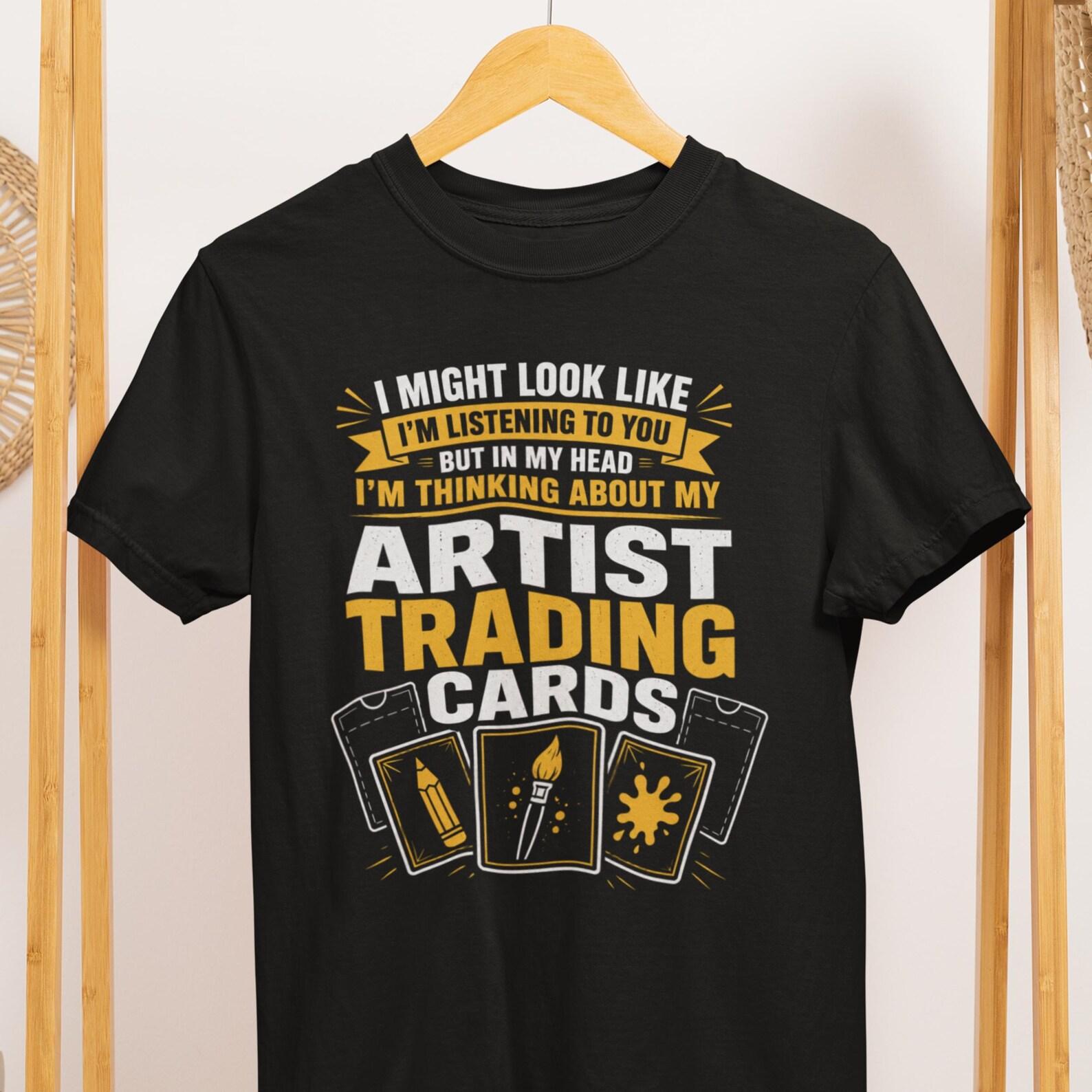 Artist Trading Cards Shirt, ATC Collector Tee, Comfort Colors 1717 T-Shirt L