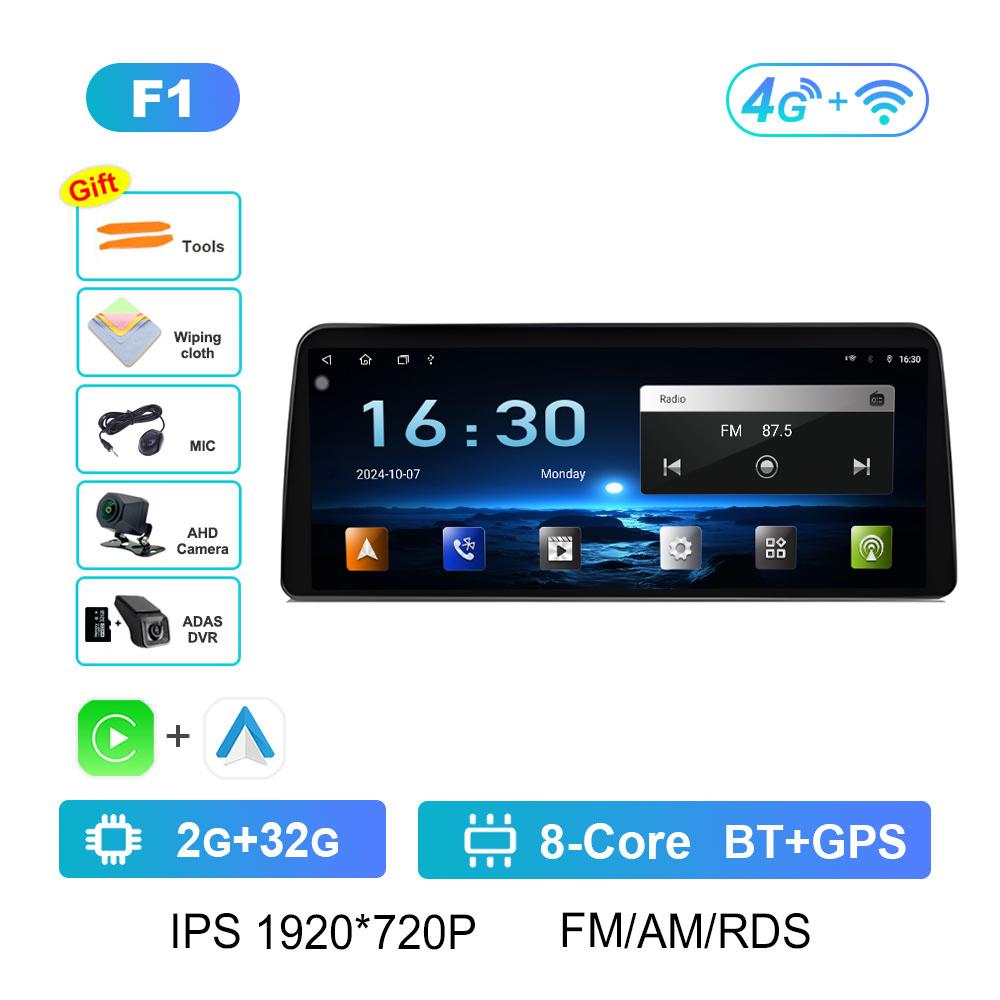 Car Radio Multimedia Video Player for Toyota Cruiser 2007 2008 2009 2010 2011 - 2021 GPS Navigation Wireless Carplay Accessories