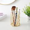 Cosmetics Makeup Brushes Storage Box Cylindrical Case Storage Lipstick Brush Pen Holder Organizer Wrought Iron Pen Storage