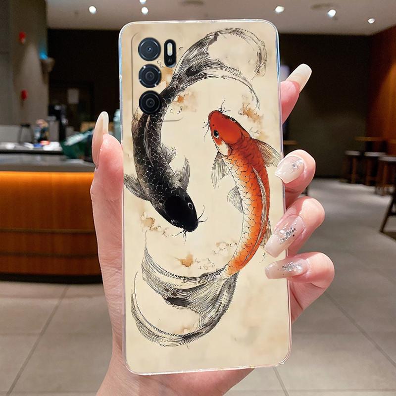 Casing For Oppo A16 A16S A54s Case CPH2269 CPH2271 CPH2273 Transparent Luxury Dragon Cute Cool Boys Girls Soft TPU Bumper Cover