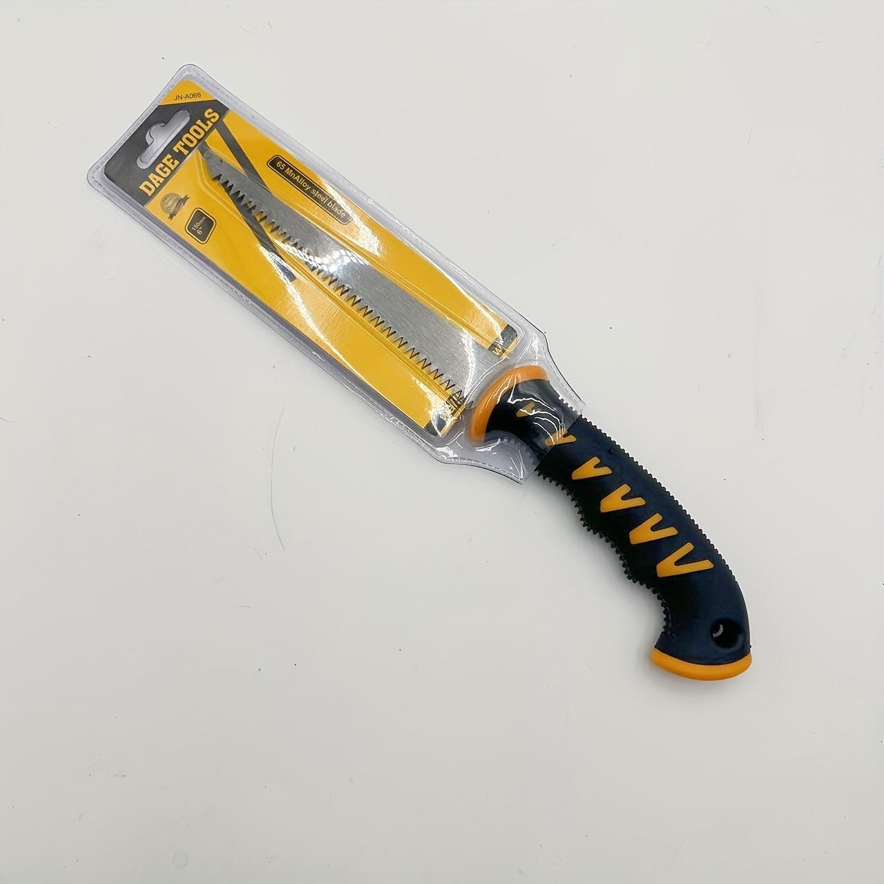 

6 Inches Jab Saw, Drywall Cutter, High Carbon Steel Blade for Precise Cutting, Suitable for Drywall, Plasterboard, Slate, Wood, Keyhole Saw 6 Inches