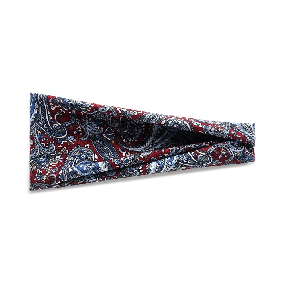 Dámská sportovní jógová pot absorbující čelenka - Široký okraj, Tištěný design, Vlasový doplněk