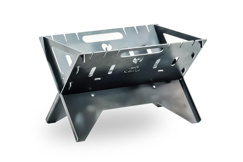 Suporte para fogueira Hot Camp FireBaseS Solo Camping para fácil compactação Inclui Rostle e suporte feito no Japão Básico 1-2 pessoas, montar, armazenar, tripé,