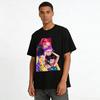 Street Trendy Girl Group Print Short Sleeve T-shirts Unisex Loose Casual Cool Style Tees Pure Cotton T-shirt