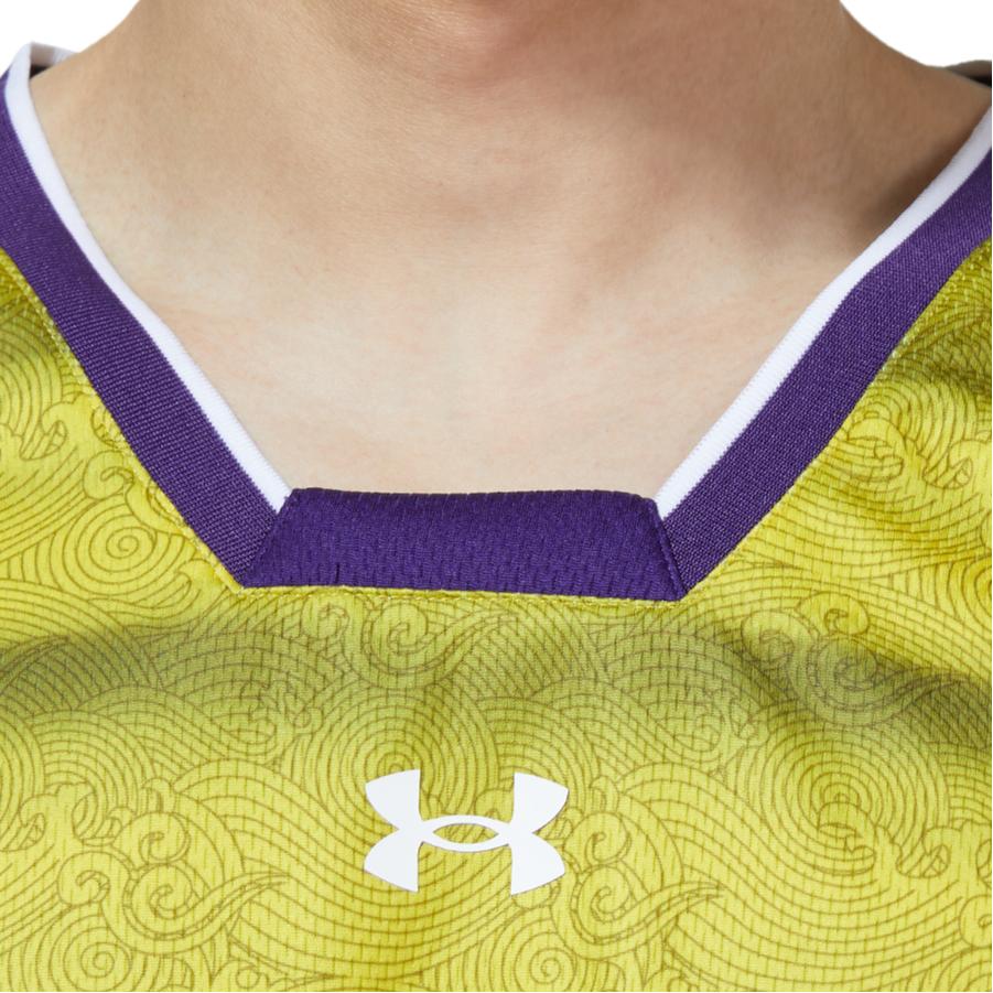 Under Armour Color Block Logo Print Basketball Knit Vest Men tops Yellow 22500103-790