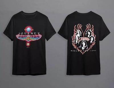 80s Journey Departure 1980 Album Cover Art Alton Kelley Rock T-shirt