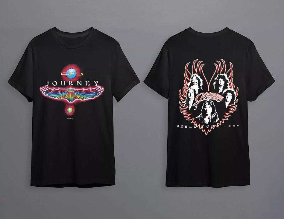 

80s Journey Departure 1980 Album Cover Art Alton Kelley Rock t-shirt M