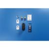 Serrure de porte Bluetooth - ABUS - LOXERIS One CFA4100 BK - Mécanisme intelligent - Noir - Partage d'acces