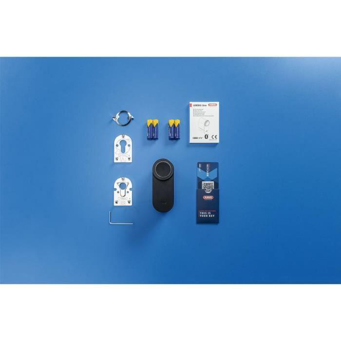 Serrure de porte Bluetooth - ABUS - LOXERIS One CFA4100 BK - Mécanisme intelligent - Noir - Partage d'acces