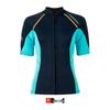 1.5MM Unisex Short-Sleeve Split Diving Suit with Snorkeling Surf Shorts and Cold-Proof Pants