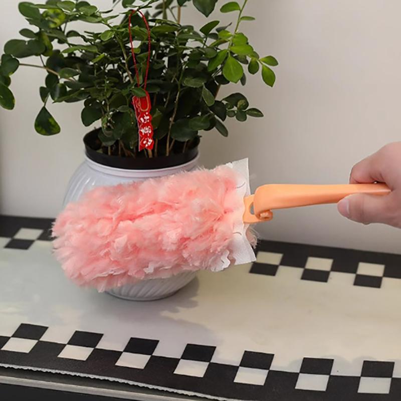 

Одноразовые тряпки со сменными головками, щетка для уборки пыли для уборки жалюзи в доме, офисе, автомобиля, инструмент для уборки пыли 1PCS