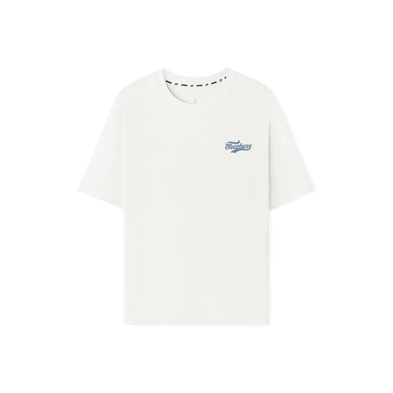 Skechers Sports Alliance Series Fashion Casual Classic Comfortable Short Sleeve T-Shirt Unisex Tops L225U199-0074 XS