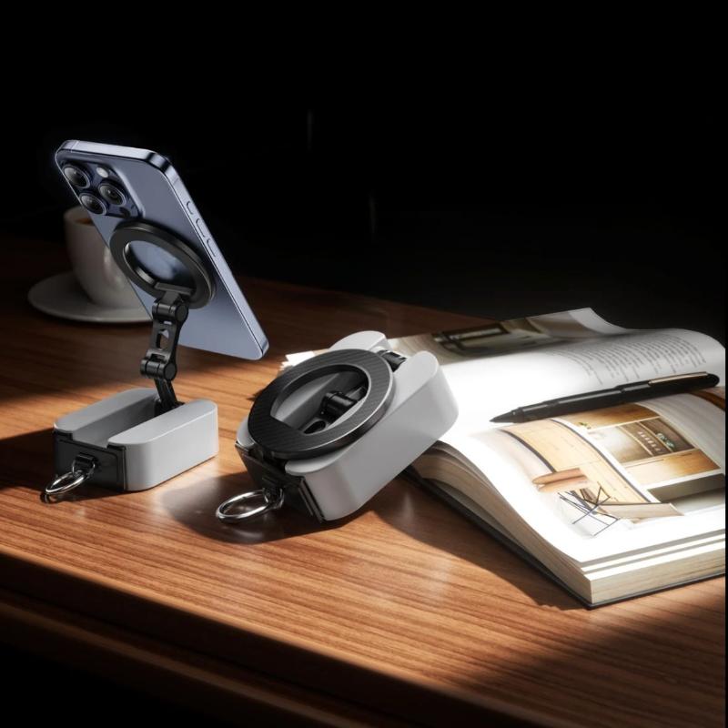 1Pcs Airplane High Speed Rail Stand Magnetic Phone Holder Portable Desktop Multifunctional Travel Fitness Kitchen Live Bracket