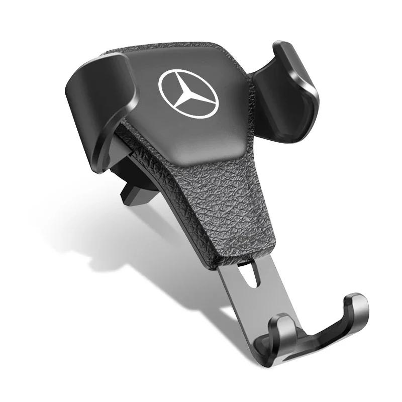 Gravity Car Phone Holder Smartphone Navigation GPS Holder Accessories Caps For Mercedes Benz AMG W204 W213 W205 W211 W212 W176