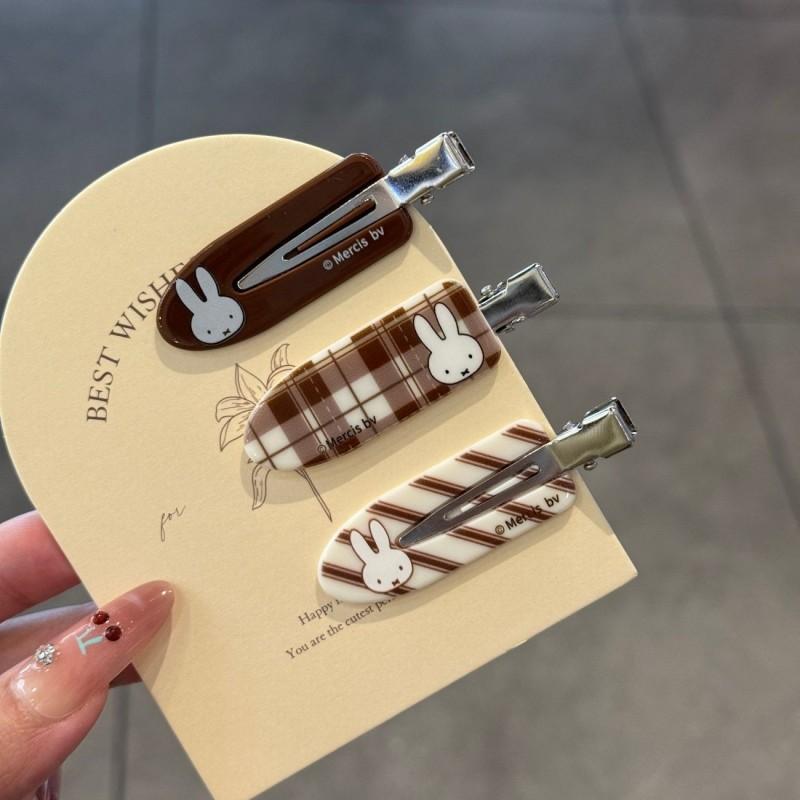 Hair Miffy Pin Cute Kawaii Miffy For Girls Bunny Bangs Clips Cute Miffy Hair Accessiories Headwear Decorations Hairpins Gifts