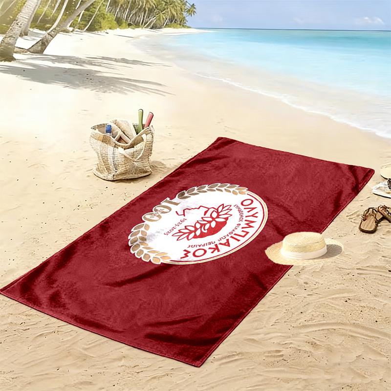 Olympiacos FC 2D Flat Print Beach Towel, Large Soft Quick Dry Towel for Beach Camping Swimming.MSTJ0918116