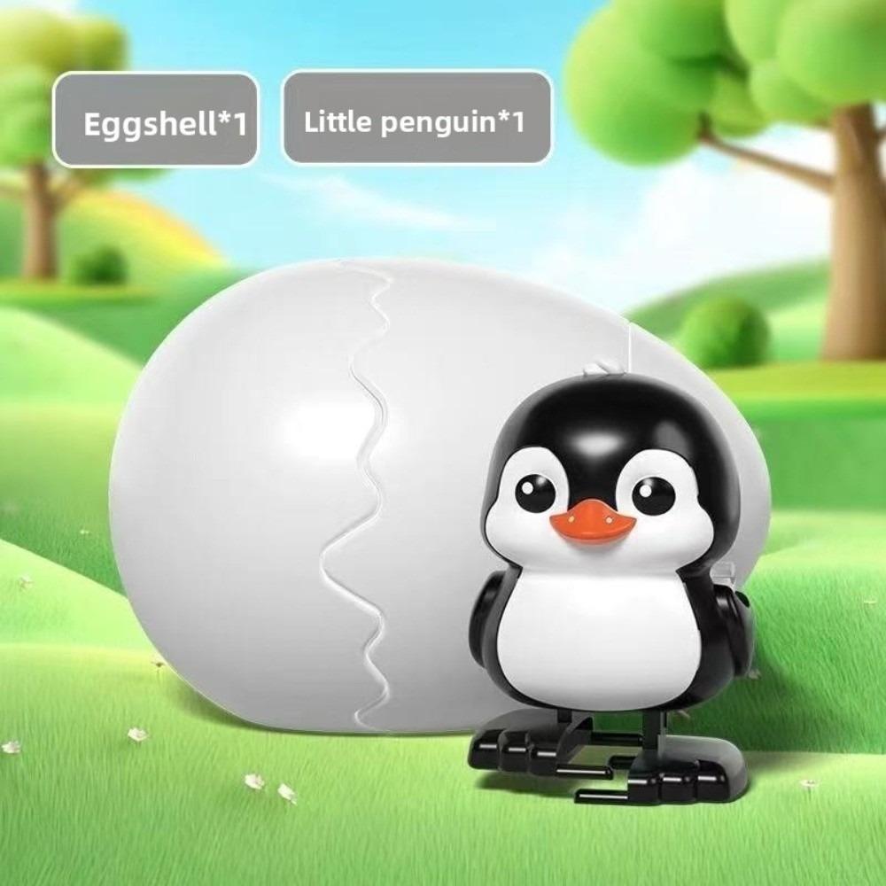 

Breaking The Shell Jumping Egg Clockwork Duck Jumping Egg Toy Animal Shape Assembly Toys penguin