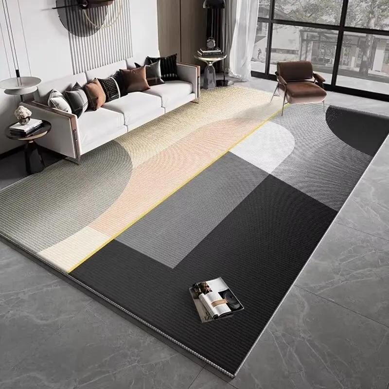 Nordic Abstract Geometric Carpets for Living Room Decoration Home Area Large Area Rugs Soft Bedroom Decor Bedside Lounge Mats