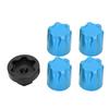 4pcs RC Car Wheel   Center   M4 Nut Fit for    4/SCX10 90046 D90 1/10 1/8 RC Car