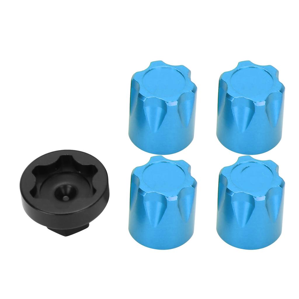 4pcs RC Car Wheel Center M4 Nut Fit for 4/SCX10 90046 D90 1/10 1/8 RC Car
