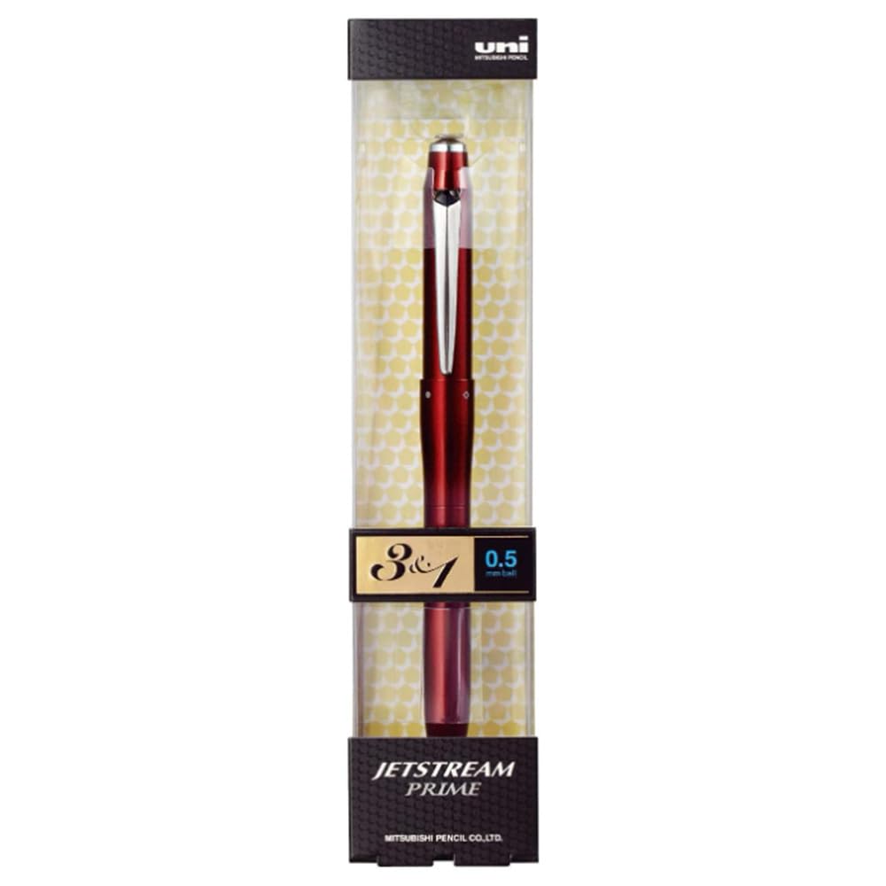 Mitsubishi Pencil Pen Jet Stream Prime Dark Bordeaux Easy To Write MSXE4500005D65 Multi-Function 3&1 0.5