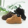 Mode retro kurze stiefel herbst und winter neue kinder schuhe jungen kurze stiefel vielseitig Britischen stil leder stiefel
