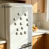 Dekorative Magnete 5/10/15/20 Stück Mini-Stern-Kühlschrankmagnet, 3D Fünfzackiger Kühlschrank-Magnetischer Foto-Halter Notiz für Küche Büro Whiteboard