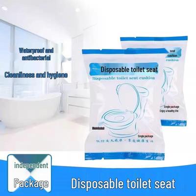 Wasserdichte Reise- & Heim-Einweg-Toilettensitzbezüge aus Vliesstoff - Mutterschafts- & Tragbares Set