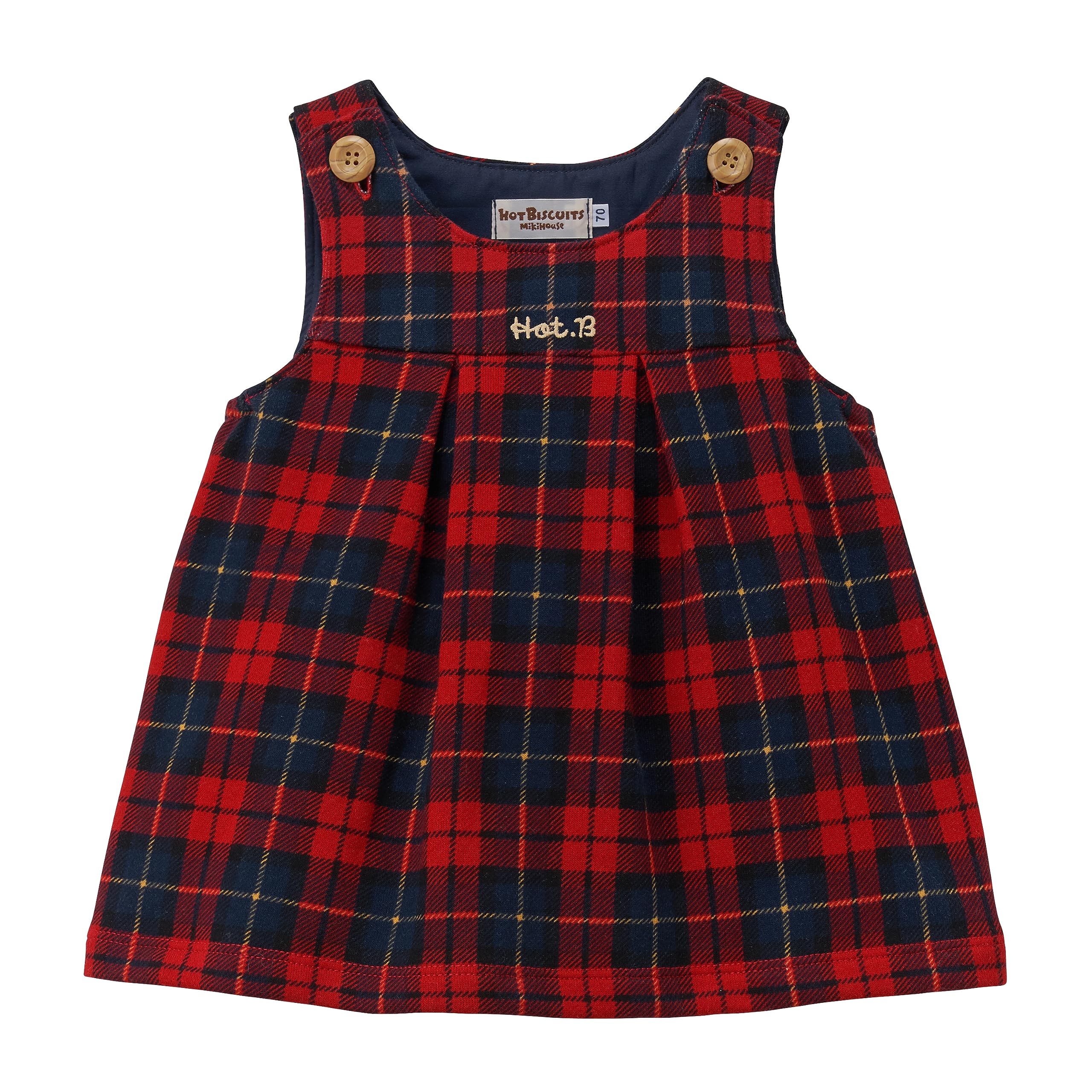 

MIKIHOUSE HOT BISCUITS Jumper Boys and Skirt, Girls, Kids Clothing, Red, 90cm, 73-1802-494