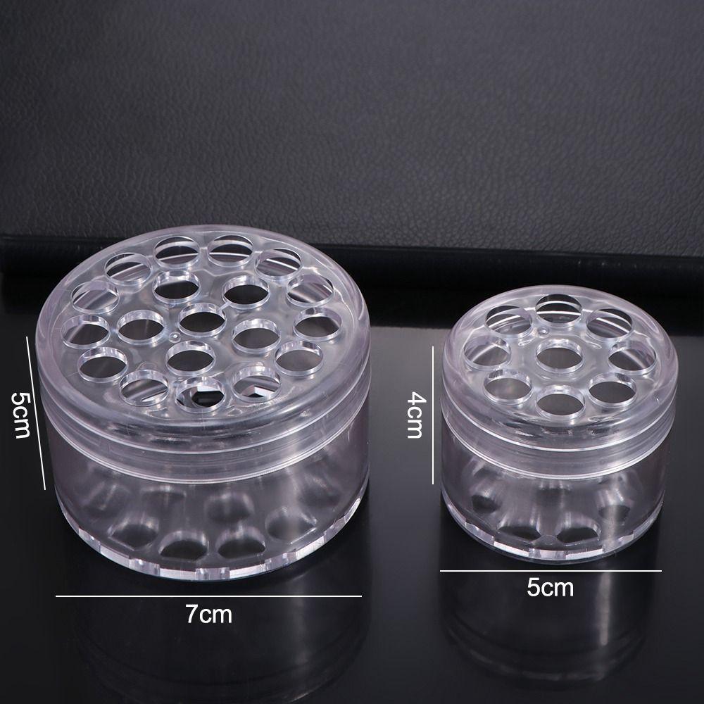 Round Spiral Ikebana Stem Holder Transparent Plastic Flower Vase Holder Durable Convenient Bouquet Floral Arranger Holder Office