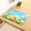 Easter Egg Rabbit Door Mat Easter Bathroom Absorbent Foot Mat Bedroom Living Room Non-Slip Floor Mat Carpet