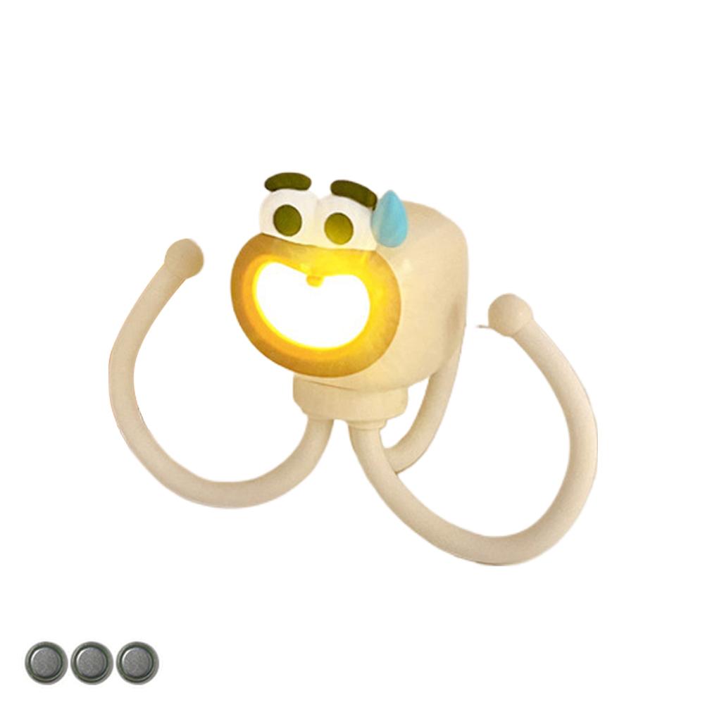 Mini LED Night Light Cute Octopus Portable Reading Desk Lamp Desktop Ornament Bedroom Table Lights Children Holiday Gifts