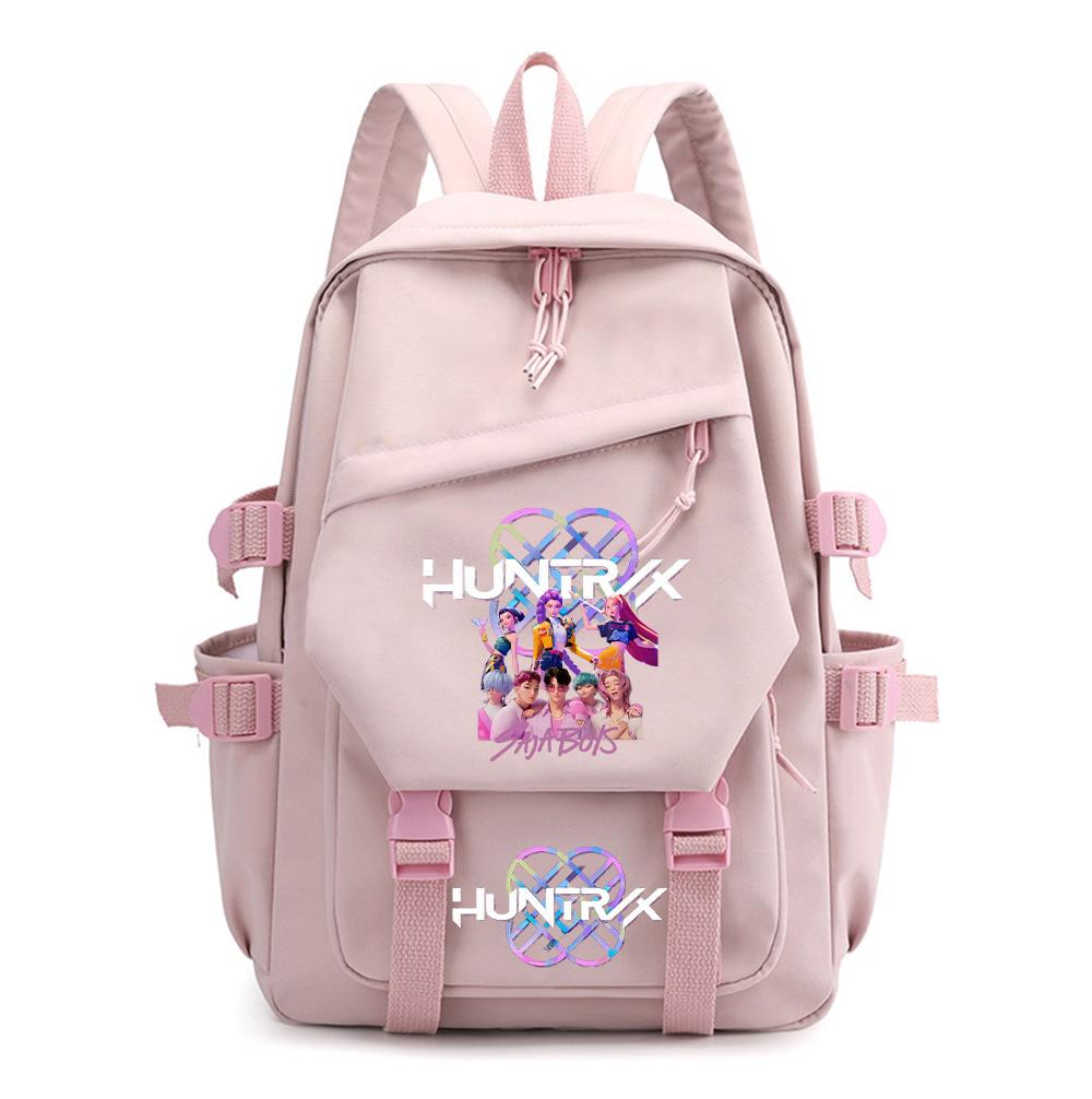 Rucsac Desene Animate Kpop Demon Hunters Imprimat pentru Adolescent Băiat Fată Ghiozdan Școlar Copii Elev Rucsac pentru Cărți Femei Geantă de Călătorie Copil Cadou Rucsac