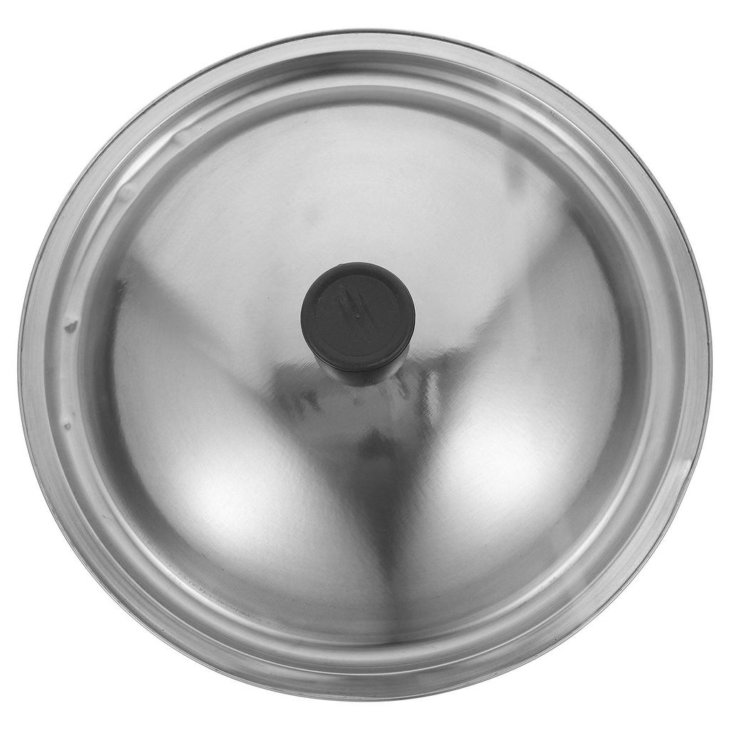 Stainless Steel Universal Pot Lid Replacement Pan Cover Skillet Lid Kitchen Accessory Large 27.5cm Bakelite Knob Multipurpose