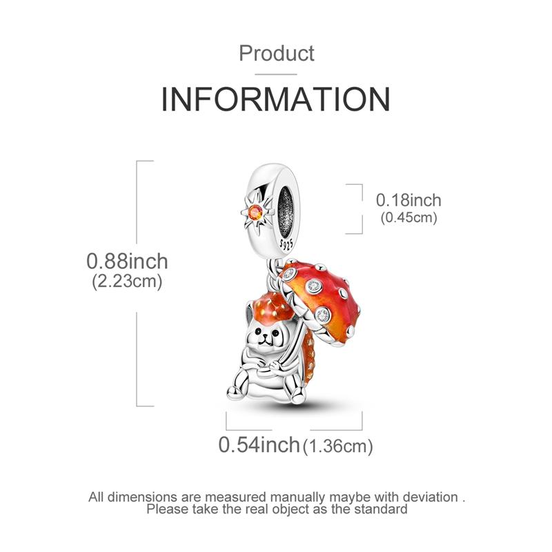 Original Copper Animal Series Charms Giraffe Dog Squirrel Koi Fish Beads Pendants Fit Bracelets Diy Jewelry Gift